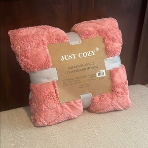 Pink Sherpa Blanket